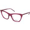 Saint Laurent SL 214 Kate Thin OPT 005 | Occhiali da Vista Graduati | Prova Online | Plastica | Cat Eye | Rosa | Adrialenti