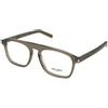 Saint Laurent SL 157 006 | Occhiali da Vista Graduati | Prova Online | Unisex | Plastica | Quadrati | Marrone, Trasparente | Adrialenti
