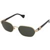 Gucci GG1593S 001 | Occhiali da Sole Graduati o Non Graduati | Prova Online | Metallo | Ovali / Ellittici | Oro | Adrialenti