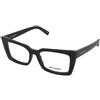 Saint Laurent SL 554 001 | Occhiali da Vista Graduati | Prova Online | Plastica | Rettangolari | Nero | Adrialenti