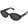 Gucci GG1579S 001 | Occhiali da Sole Graduati o Non Graduati | Prova Online | Plastica | Ovali / Ellittici | Nero | Adrialenti