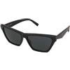 Saint Laurent SL M103 005 | Occhiali da Sole Graduati o Non Graduati | Prova Online | Plastica | Cat Eye | Nero | Adrialenti