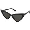 Alexander McQueen AM0518S 002 | Occhiali da Sole Graduati o Non Graduati | Plastica | Cat Eye | Nero | Adrialenti