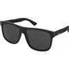 Gucci GG0010S 001 | Occhiali da Sole Graduati o Non Graduati | Prova Online | Plastica | Quadrati | Nero | Adrialenti