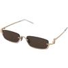Gucci GG1278S 001 | Occhiali da Sole Graduati o Non Graduati | Metallo | Rettangolari | Oro | Adrialenti