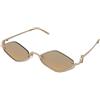 Gucci GG1604S 003 | Occhiali da Sole Graduati o Non Graduati | Prova Online | Metallo | Extravagant | Oro | Adrialenti