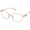 Gucci GG1807O 002 | Occhiali da Vista Graduati | Prova Online | Metallo | Cat Eye | Oro rosa | Adrialenti