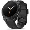 Ringke Rugged Gear per Cover Samsung Galaxy Watch 9/8 44mm - All Black | Custodia, con cinturino, leggero, confortevole