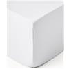 Westwing Collection Lenzuolo con angoli boxspring in raso di cotone Comfort - Bianco