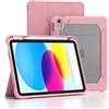 TOPESCT Custodia per iPad (A16) 11a generazione 11 pollici 2025/iPad 10a generazione 10,9 pollici 2022, accensione e spegnimento automatico, forte copertura magnetica antiurto con guscio posteriore