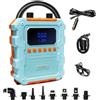 Origem 60PSI Pompa Elettrica SUP, 20800mAh Ricaricabile Gonfiatore Portatile per 6-9 SUPs, Compressore Aria per Pneumatici Auto Moto e Bici con 10 Ugelli per Paddleboard Gommoni Kayak Tende Materasso