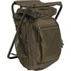 Mil-Tec Zaino con Sgabello Va, Unisex-Adulto, Verde, Taglia Unica