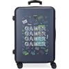 Movom Game Over Valigia media blu 46 x 65 x 23 cm Rigido 3,1 kg Chiusura a combinazione laterale ABS 3,1 kg 56 L, blu, Taglia unica, Valigia media