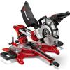 Einhell troncatrice TC-SM 2131/1 Dual (max 1.800 W, 4.900 min-1, funzione di trazione integrata, arresto pezzo, dispositivo di serraggio, incl. lama in metallo duro, laser)