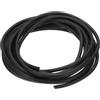 PATIKIL Nastro Di Tenuta In Schiuma Di Silicone, 3 M(9.8FT) 4mm(0.16) Dia Bacchetta Rotonda Ad Alta Densità Cordone Di Gomma Solida Per Isolamento E Blocco Di Fessure, Nero