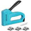 Cecotec FastTacker, pinzatrice manuale leggera, pratica e comoda, design ergonomico, facile rimozione dei punti metallici, compatibile con diverse dimensioni di graffette e chiodi, include 3000 punti