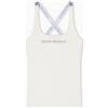 EMPORIO ARMANI Canotta Iconic Logoband Donna Beige L