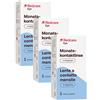 Redcare Lente a contatto mensile -4 Diottrie 3x1 pz Lenti