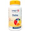 LongLife® Choline | Integratore di colina | Supporto alla funzionalità epatica | Metabolismo dell'omocisteina e dei lipidi| Fino a 100 giorni di trattamento | Vegano e senza glutine