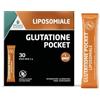 PromoPharma Glutatione Pocket - Integratore Antiossidante Liposomiale - Azione Detox e Anti-Aging - Utile per Sportivi e per il Benessere Cellulare - Formula potenziata con Cardo Mariano e SAMe - 30 stick da 2 g
