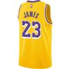 CANOTTA/JERSEY X COLLEZIONE-BASKET NBA-LOS ANGELES LAKERS-LEBRON JAMES 23-GIALLA