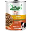 Natural Trainer Pate Adult Medium & Maxi 24 x 400 g - con Pollo