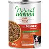 Natural Trainer Pate Adult Medium & Maxi 24 x 400 g - con Manzo