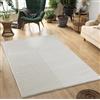 Mias Teppiche Mia's Carpets Theo - moderno a pelo corto con effetto alto-basso, effetto 3D, alta densità di pelo, morbido, design Panglao, crema, 80 x 150 cm