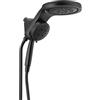DELTA FAUCET 58680-BL25 HydroRain H2Okinetic - Testa a 5 posti, colore: Nero opaco con doccetta