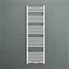 Mai & Mai Radiatore Piatto da Bagno 160x50cm, Radiatore Scaldasalviette Termoarredo da Bagno Riscaldamento Elettrico o da Acqua Calda RHE Scalda Portasciugamani in Acciaio, Bianco