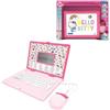 LEXIBOOK, Hello Kitty, portatile educativo Bilingue Inglese/Spagnolo, 164 Attività linguistiche, Scrittura, Matematica, Logica, Musica e Giochi, per Ragazzi e Ragazze, JC598HKi2
