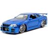 Kyosho (Kyosho) Kyosho Jada Toys Fast Furious 1/24 Nissan Skyline GT-R R34 Blue JADA97173