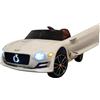 Pilots Kids Macchina Elettrica per Bambini Bentley EXP Bianca Auto con Telecomando