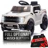 TOYSCAR electronic way to drive Auto Elettrica Bambini Ford Raptor 12V Bianco 1-4 Anni Telecomando LED Bluetooth
