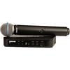 Shure Sistema microfono wireless BLX24/B58 UHF - perfetto per chiesa, karaoke - durata della batteria 14 ore, portata 100 m | Include microfono vocale portatile BETA 58 A, ricevitore singolo canale |