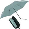 Knirps X4U My Clever Companion, ombrello antivento con apertura e chiusura manuale, design piccolo e compatto per viaggi e protezione da tutte le intemperie, con funzione retrattile e custodia da