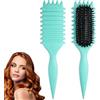 Atsmoce 2024 Nuovo Bounce Defining Curl Spazzola, Spazzola Bounce Defining Curly Brush, Curl Defining Brush, Spazzola per Capelli Ricci Setole Cinghiale (B)
