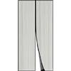 Apalus Zanzariera con Magneti per Porte, 120x240CM - Rete Fine, Tenda Totalmente Magnetica, Si Chiude da Sola - Non Accorciabile (Nero)