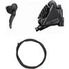 Shimano Kit freno a disco Shimano Grx rx610 12v posteriore 1700mm nero