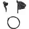 Shimano Kit freno a disco shimano Grx rx610 1v anteriore 1000mm nero