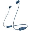 Sony WI-C100 Auricolare Wireless In-ear Musica e Chiamate Bluetooth Blu (Wireless Headphone Neckband Blue)