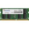 ADATA AD4S26664G19-SGN memoria 4 GB 1 x 4 GB DDR4 2666 MHz (ADATA Premier 4GB DDR4 2666MHz [PC4-21300] CL19 SODIMM Memory 512x1