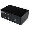 StarTech.com Switch KVM USB doppio DisplayPort 2 porte con audio e hub USB 2.0