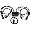 StarTech.com Switch KVM cavo HDMI USB 2 porte con audio e switch remotoAlimentazione USB