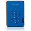 Origin Storage iStorage diskAshur 2 disco rigido esterno 2 TB 5400 Giri/min USB tipo A 3.2 Gen 1 [3.1 Gen 1] Blu (iStorage diskAshur2 256-bit