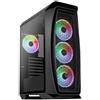 Aerocool Semirimorchio Aeroolool aere duo case atx, micro atx, mini -itx - illuminazione temperata cristallina - illuminazione LED RGB -