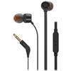 JBL Cuffie JBL Tune 110 Microfono - Mani liberi - Controllo del cavo - Cavo piatto da 1,11 m - colore nero