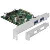 Delock Scheda Delock PCI Express X4 per ZSB 3.1 Gen 2 Tipo-A