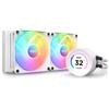 NZXT Kraken Elite 240 RGB Processore Raffreddatore di liquidi tutto in uno 12 cm Bianco 1 pz (NZXT Kraken Elite 240 White RGB F