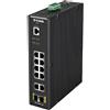 D-Link DIS-200G-12S switch di rete Gestito L2 Gigabit Ethernet [10/100/1000] Nero (12 Port L2 Industrial Smart - Managed Switch